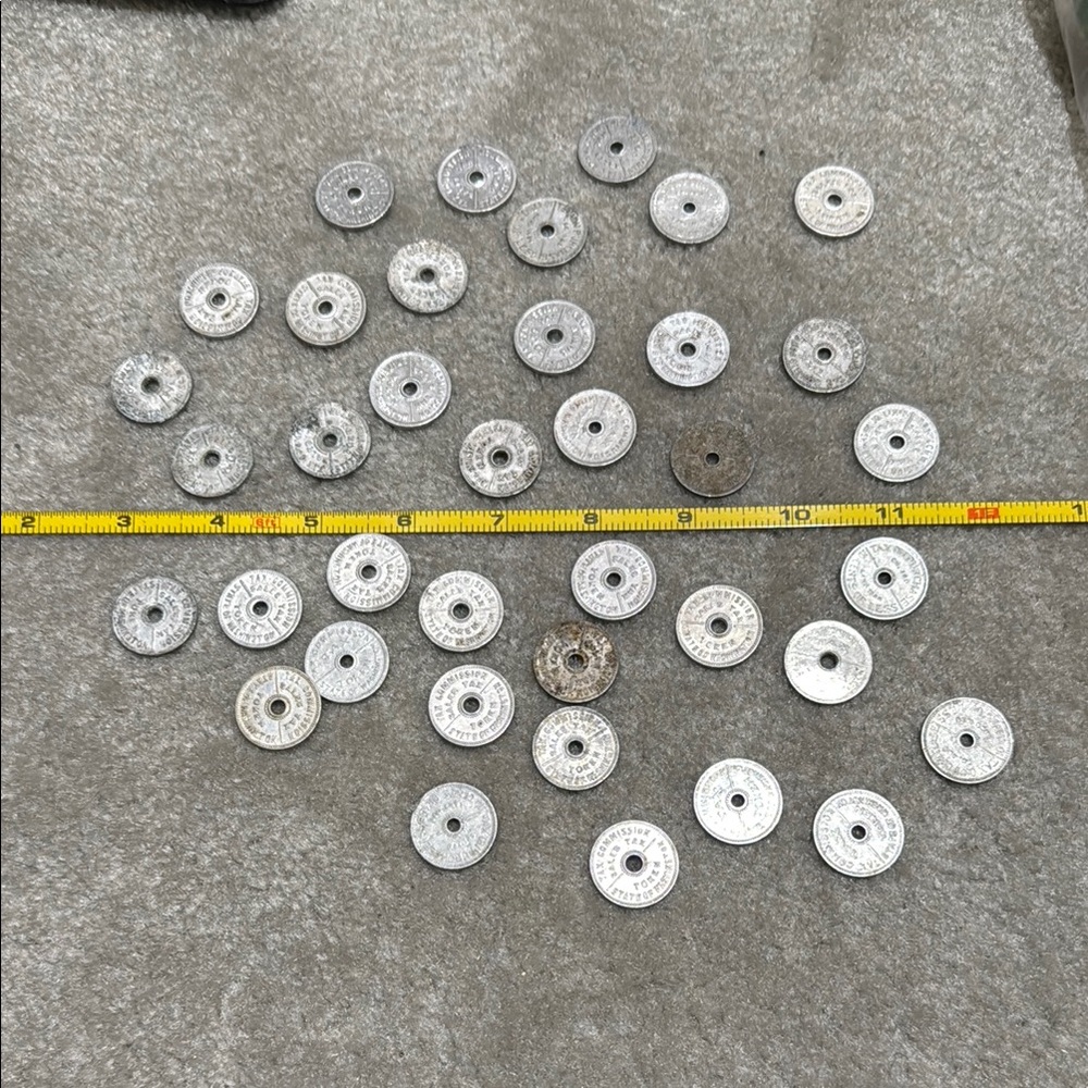 Washington State sales tax token issued during the Great Depression